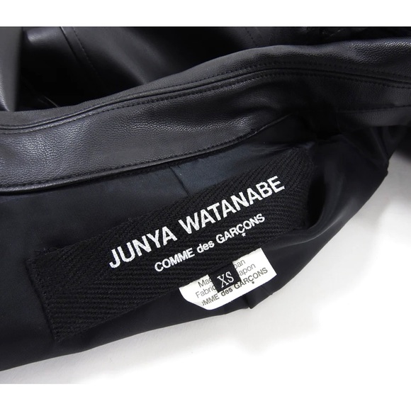 Comme Des Garçons x Junya Watanabe rare limited Fall 2013 fitted leather jacket - Picture 7 of 8